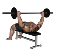 Barbell Press - Flat Bench Wide Grip